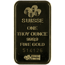 GOLD BARS 1 OZ — 1 OZ GOLD BAR