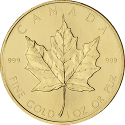 1 OZ CANADIAN GOLD MAPLE LEAF