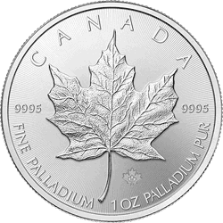 1 OZ CANADIAN PALLADIUM MAPLE LEAF