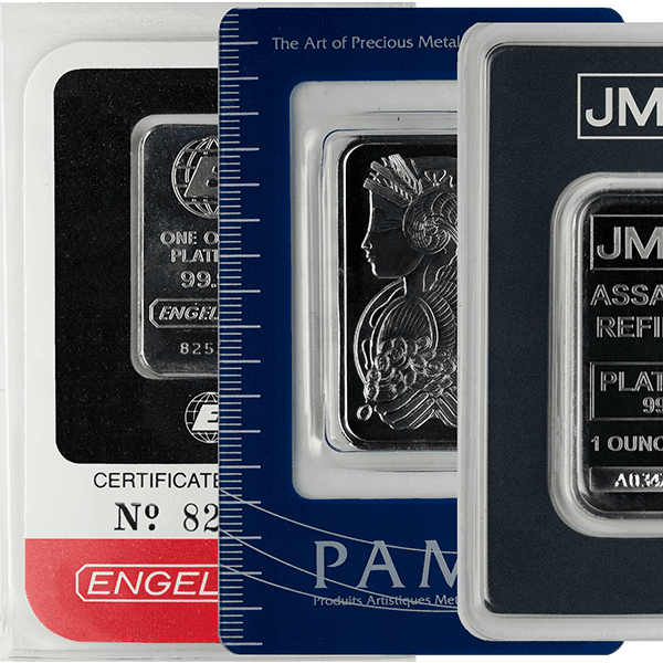 PLATINUM BARS 1 OZ — 1 OZ PLATINUM BAR