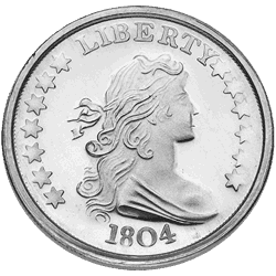 SILVER ROUNDS 1 OZ — 1 OZ SILVER ROUND GENERIC